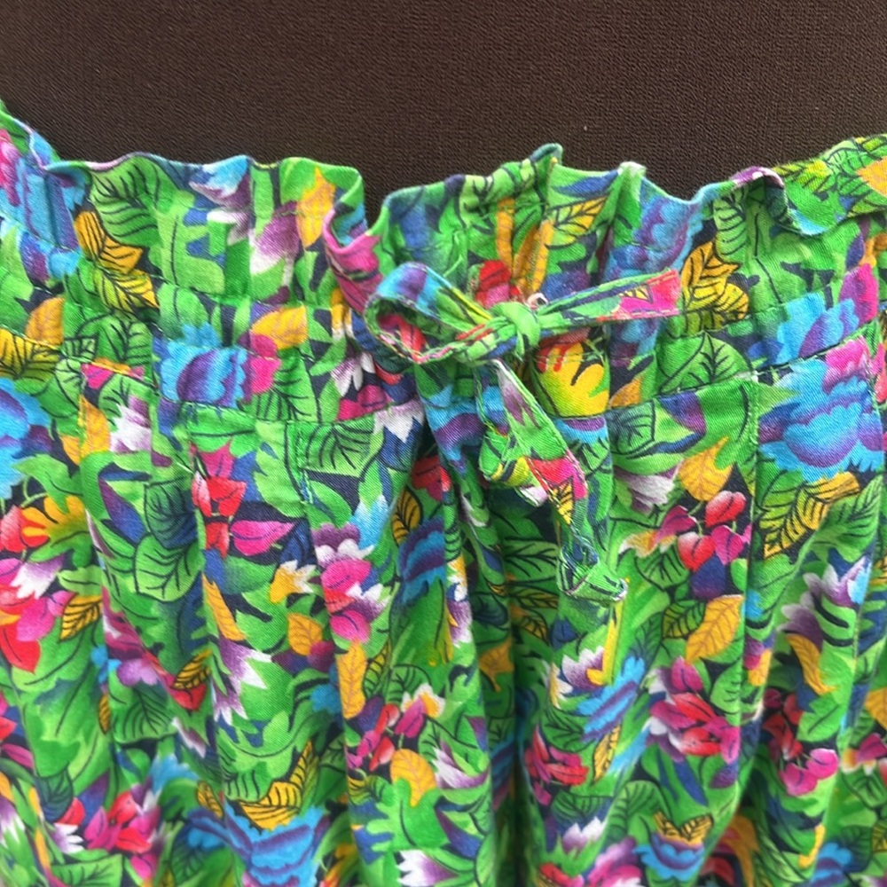 Liz Sport cotton colorful high waist pants size L, adding free matching sweater - Picture 5 of 10